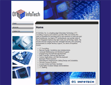 Tablet Screenshot of 01infotech.com